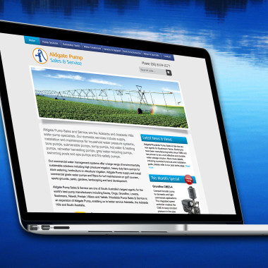 Aldgate Pump Sales & Service Website Redevelopment