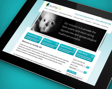 NrG Advertising Website Design for Fertility SA