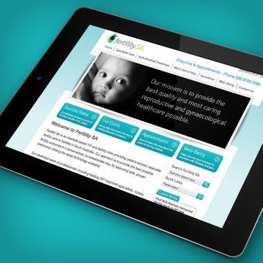 NrG Advertising Website Design for Fertility SA