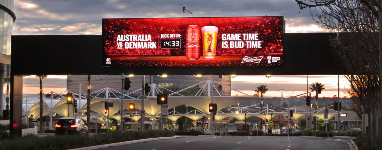 Budweiser World Cup 2018 oOh! Budweiser Countdown